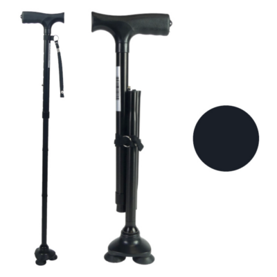 Canne avec embout stabilisateur