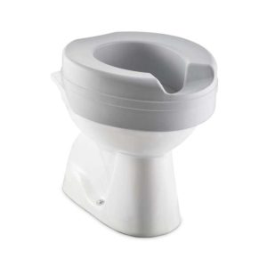 Réhausse WC souple installé sur cuvette standard