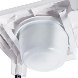 Orientation réglable du seau sur la chaise Aquatec Pico