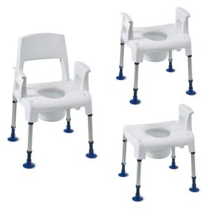 Chaise Aquatec Pico sans accoudoirs pour transfert facilité