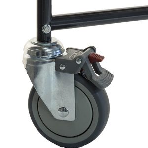 Roues 125 mm avec freins de la chaise percée à roulettes Cascata