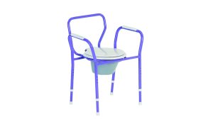 Cadre de WC Hygiena avec seau, couvercle et pieds antidérapants