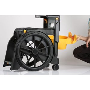 Fauteuil d'aisance Wheelable avec seau