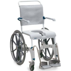 Version fauteuil roulant de douche Ocean Ergo avec roues 24 pouces