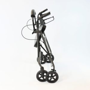 Rollator 4 roues robuste Bariatrique plié