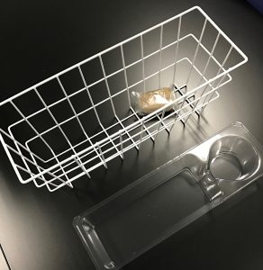 Panier pour cadre de marche métallique