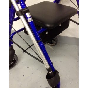 DÃ©tail du clip de maintien et de la base infÃ©rieure pour canne