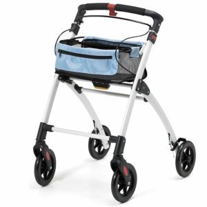 Rollator 4 roues d'intérieur Blanc Jaguar