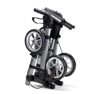Rollator 4 roues Quadri-Light plié pour le transport