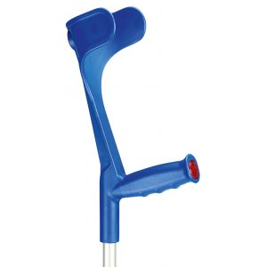 Canne anglaise classique réglable, vendue par paire (bleue)