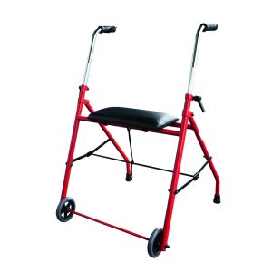 Rollator 2 roues pliable bariatrique avec assise confortable