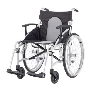 Fauteuil roulant ultra léger Vida avec accoudoirs réglables et design compact