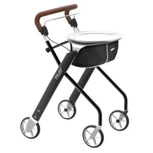 Rollator 4 roues d'intérieur Let's Dream avec plateau amovible et sacoche pratique