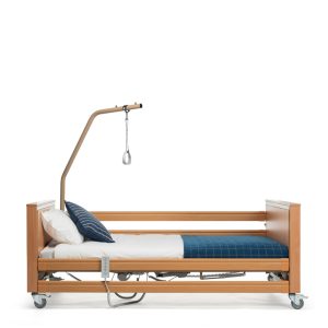 Lit électrique CLUB avec sommier bois ou métal et télécommande réglable pour confort personnalisé