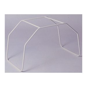 Arceau de lit Statio avec finition peinture époxy blanche et structure en métal robuste