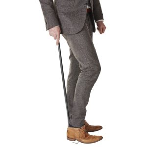 Chausse-pied extra long ergonomique en aluminium pour enfilage sans flexion