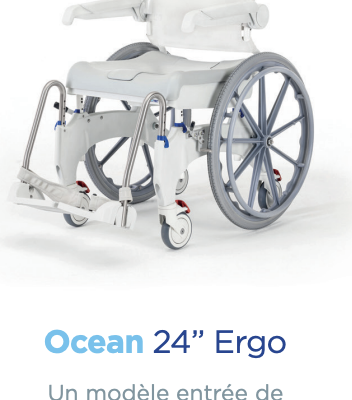 Chaise de douche Aquatec Ocean Ergo 24" Standard & XL