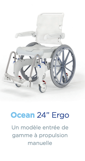Chaise de douche Aquatec Ocean Ergo 24" Standard & XL